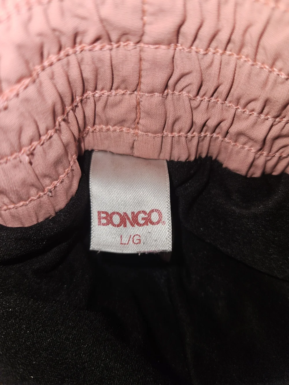 Bongo Pink Athletic Shorts Dolphin Hem Lounge L Large